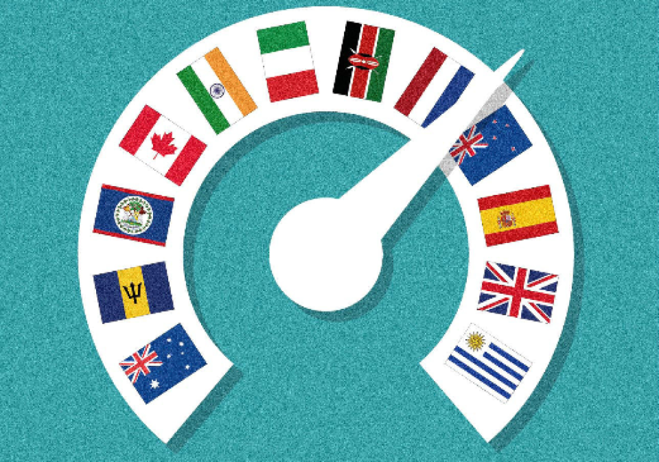 image of BPL countries' flags